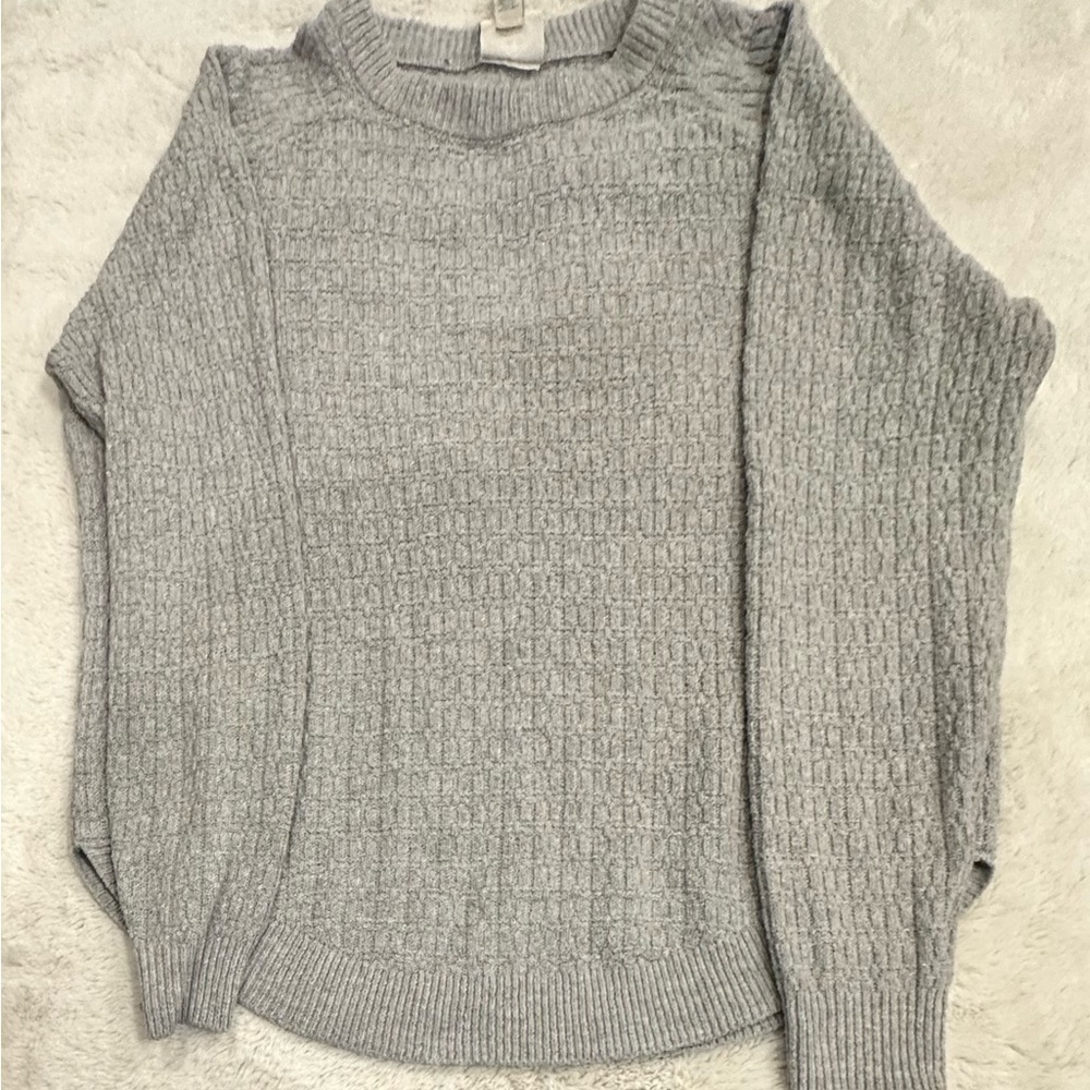St John’s Bay Cozy Gray Knit Sweater XL - Picture 5 of 5